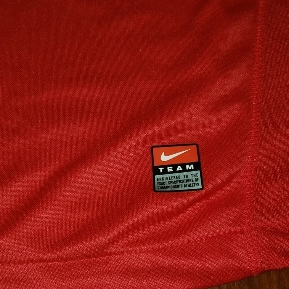 NIKE Dry-Fit SFU JerseyTee XL Red & White EUC